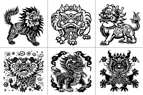 Chinese New Year Vector Graphic for Crafts