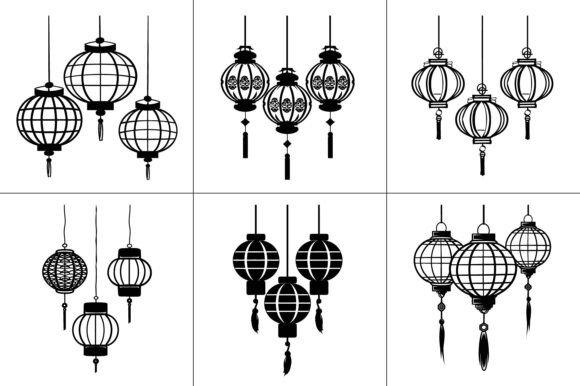 Lunar New Year Lanterns Graphics & Crafts