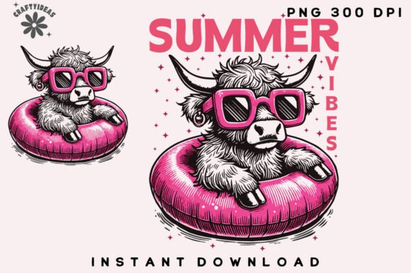 Summer Vibes Png, Graphics for Crafts