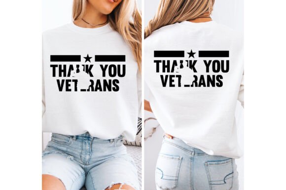 Thank You Veterans Shirt Design: Graphics for Crafts and Content
