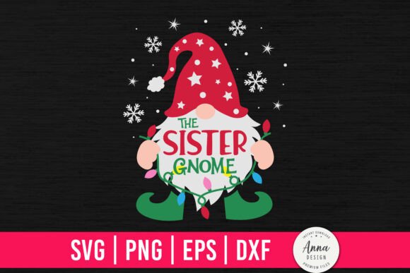 The Sister Gnome Sublimation Graphics